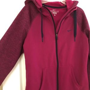 Therma Fit Nike zip up sweatshirt size M